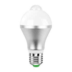 E27 Motion Sensor Light Bulb 9W 6500K Dusk To Dawn Automatic On-Off LED Light Bulb Indoor Outdoor Use (Option: 9W)