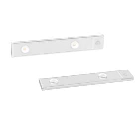 2Pack Rechargeable Cabinet Light Motion Sensor Light Cordless LED Closet Lamp 3 Colors Dimmable Light For Kitchen Cabinet (Option: White-S 20CM)